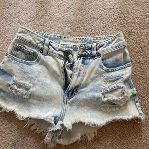 PacSun high waist shorts